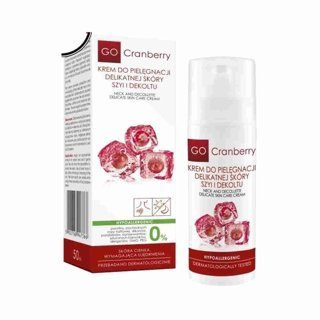 Krem do pielęgnacji delikatnej skóry szyi i dekoltu GoCranberry Nova