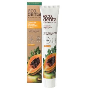 Ecodenta Papaya Organiczna pasta wybielająca do zębów 75ml