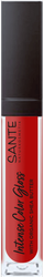 Naturalny, połyskujący błyszczyk do ust 06 Daring red Sante