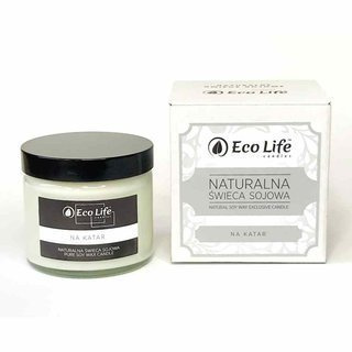 Naturalna świeca sojowa na katar Eco Life Candles 250 ml