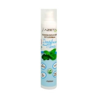 Azeta Bio Organiczna pasta do zębów bez fluoru dla dzieci i dorosłych miętowa 50 ml