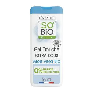 SO'BiO étic Łagodny żel pod prysznic z bio - aloesem