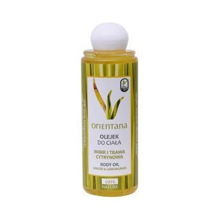Orientana Olejek do ciała imbir i trawa cytrynowa 210 ml