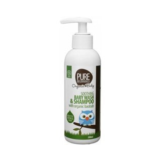 Pure Beginnings Organic Baby Łagodzący Żel do Mycia Ciała i Szampon 2w1 z Organicznym Olejem z Baobabu 250ml
