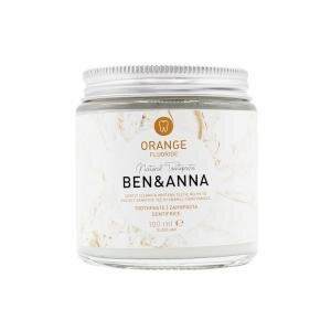BEN&ANNA Naturalna pasta do wrażliwych zębów z fluorem orange