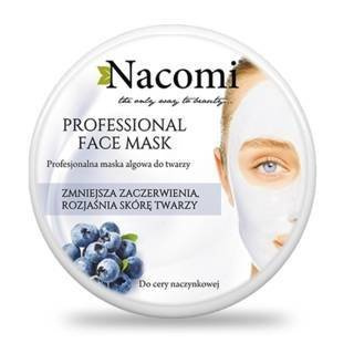Nacomi Rozjaśniająca maska algowa do twarzy z borówką
