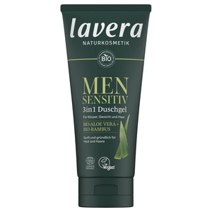 Lavera Men Sensitiv Żel pod prysznic 3 w 1 z aloesem