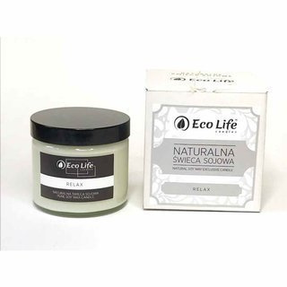 Naturalna świeca sojowa relaks Eco Life Candles 250 ml