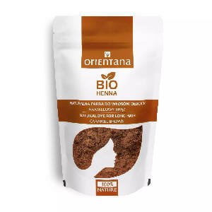 Orientana Bio henna karmelowy brąz 100 g