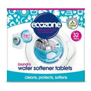 Ekologiczne tabletki zmiękczające wodę w pralce 3w1 Ecozone 32 szt.