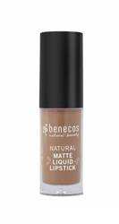 Ekologiczna, wegańska, matowa pomadka w płynie Desert rose Benecos