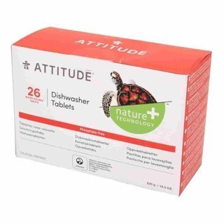 Attitude Tabletki do zmywarki rozpuszczalne saszetki hipoalergiczne (26 szt) 520 g