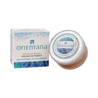 Orientana Naturalny żelowy peeling do twarzy algi filipińskie i zielona herbata 50 g