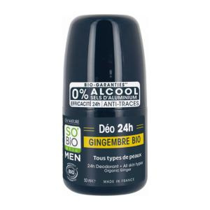 SO'BiO étic Men Dezodorant Roll-on Imbir