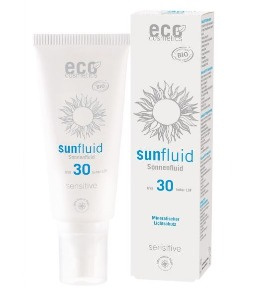 Eco Cosmetics Sensitive Naturalny fluid na na słońce SPF 30
