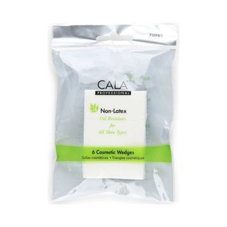 Cala Naturale Bezlateksowe trójkątne gąbki do makijażu 6 szt.