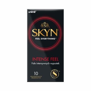 Unimil Skyn Intense Feel Prezerwatywy nielateksowe więcej doznań 10 szt.