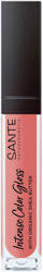 Naturalny, połyskujący błyszczyk do ust 04 Sparkling coral Sante