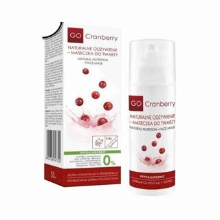 Maseczka do twarzy naturalne odżywienie GoCranberry Nova