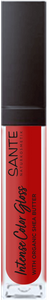  Naturalny, połyskujący błyszczyk do ust 06 Daring red Sante