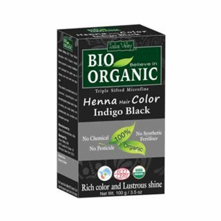 Indus Valley Henna farba do włosów na bazie henny czerń 100 g
