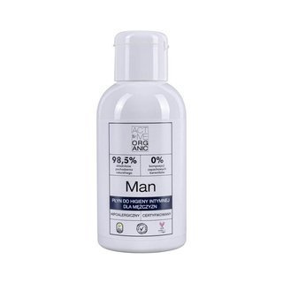 Hipoalergiczny płyn do higieny intymnej dla mężczyzn Man Active Organic 100 ml