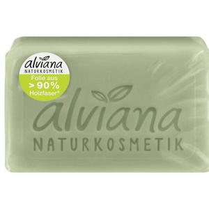 alviana Naturkosmetik Mydło roślinne w kostce z oliwą z oliwek