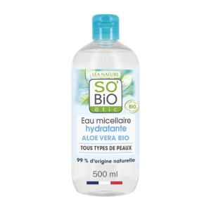 SO'BiO étic Oczyszczająca woda micelarna z aloesem