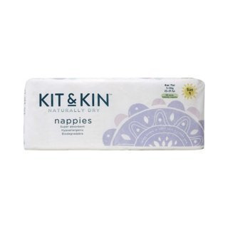 Kit and Kin Hipoalergiczne pieluszki jednorazowe 4 maxi plus 9-15kg 34 szt.