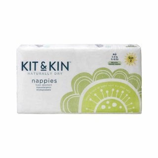 Kit and Kin Hipoalergiczne pieluszki jednorazowe 2 midi 5-8 kg 40 szt.