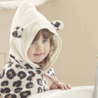 Cuddledry Dziecięcy ręcznik bambusowy panterka