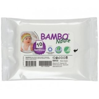 Bambo Nature Baby Hipoalergiczne chusteczki nawilżane 10 szt.