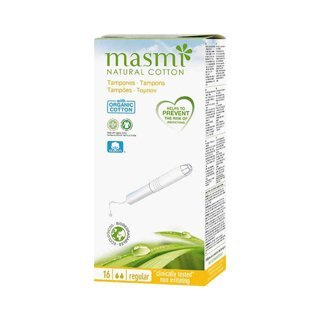 Masmi Organiczne tampony bawełniane z aplikatorem regular 16 szt.