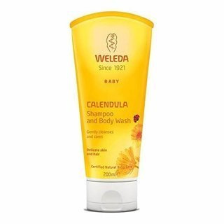 Weleda Baby Szampon i żel do mycia z nagietkiem 2w1 dla dzieci i niemowląt 200 ml