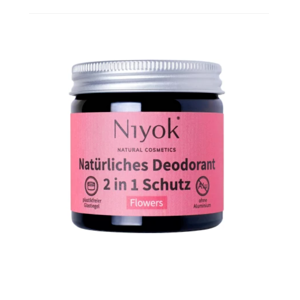 Niyok Dezodorant i antyperspirant w kremie 2w1 FLOWERS