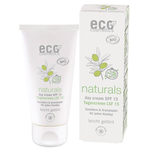 Eco Cosmetics Krem do twarzy na dzień delikatnie tonowany SPF15 50 ml