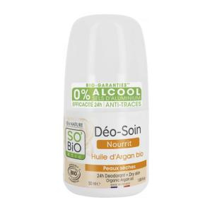 SO'BiO étic Dezodorant  w kulce organiczny Olej arganowy