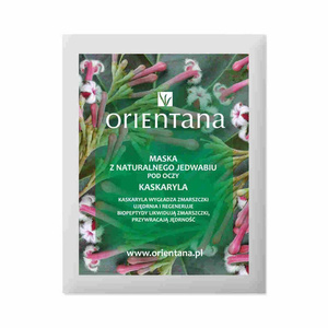 Orientana Maska z naturalnego jedwabiu pod oczy kaskaryla