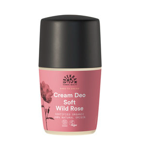 Urtekram Kremowy dezodorant roll-on dzika róża