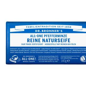 Dr. Bronner's Miętowe mydło w kostce, 140 g
