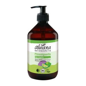 alviana Naturkosmetik Naturalne mydło w płynie z bio - limonką