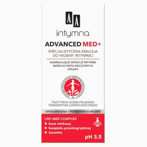 AA Intymna Advanced Med+ specjalistyczna emulsja do higieny intymnej Advanced pH 3,5 300 ml