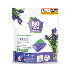 Biostar Ekologiczne kapsułki do prania 2w1 32szt.