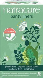 Ekologiczne wkładki higieniczne o zaokrąglonym kształcie Natracare Curved 30 szt.