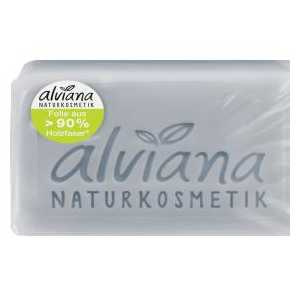 alviana Naturkosmetik Mydło roślinne w kostce z olejkiem lawendowym