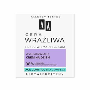 AA Cera Wrażliwa Przeciw Zmarszczkom wygładzający krem na dzień - bezzapachowy 50 ml