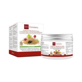 Cukrowy peeling do ciała z masłem shea i olejem żurawinowym GoCranberry Nova
