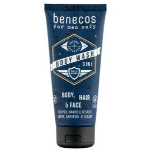 Benecos Żel do mycia twarzy, ciała i włosów 3w1 for men only