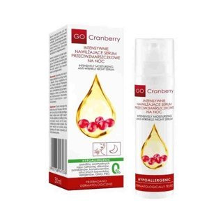 Intensywne nawilżające serum przeciwzmarszczkowe na noc GoCranberry Nova