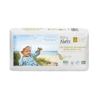 Ekologiczne pieluchy jednorazowe Naty 4 7-18 kg 44 szt.